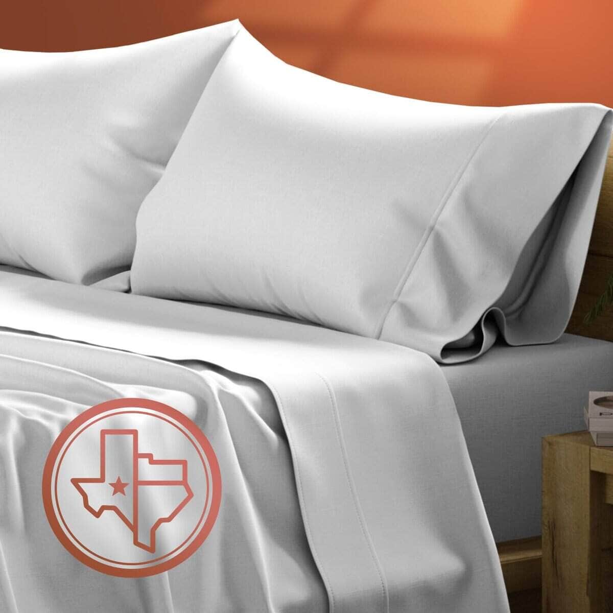 Juego de sábanas de lujo de algodón egipcio tamaño queen