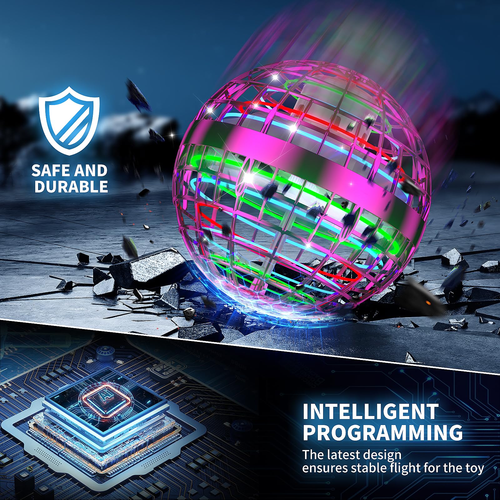 Juguetes de Bola de Globo Volador, Boomerang Controlado a - Imagen 5