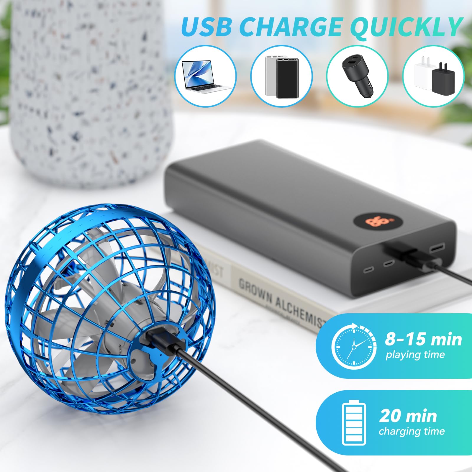 Juguetes de Bola Orbitante Uladis, Bumerán Controlado a - Imagen 7