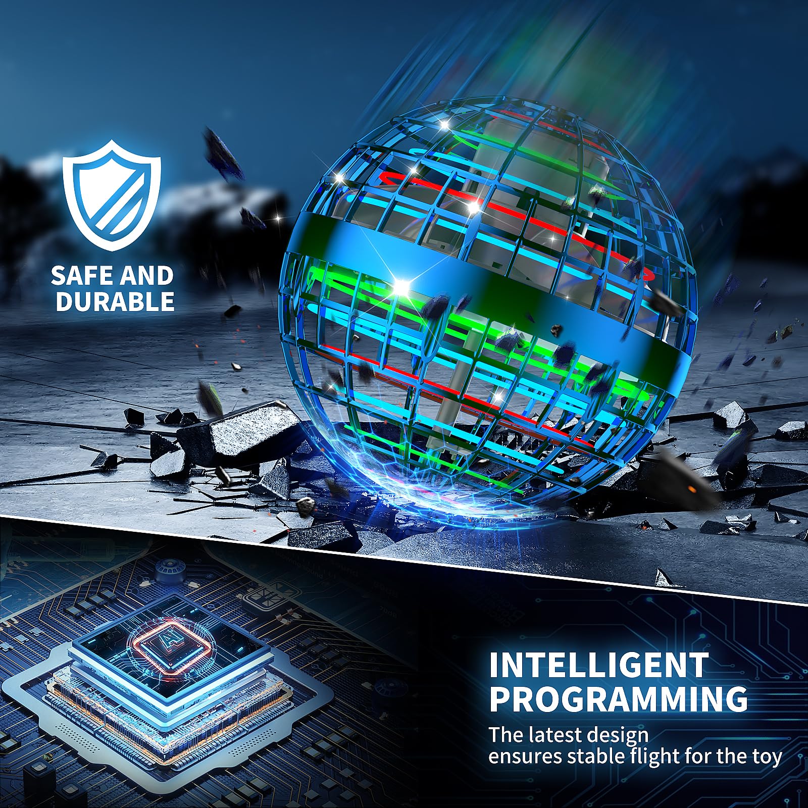 Juguetes de Bola Orbitante Uladis, Bumerán Controlado a - Imagen 5