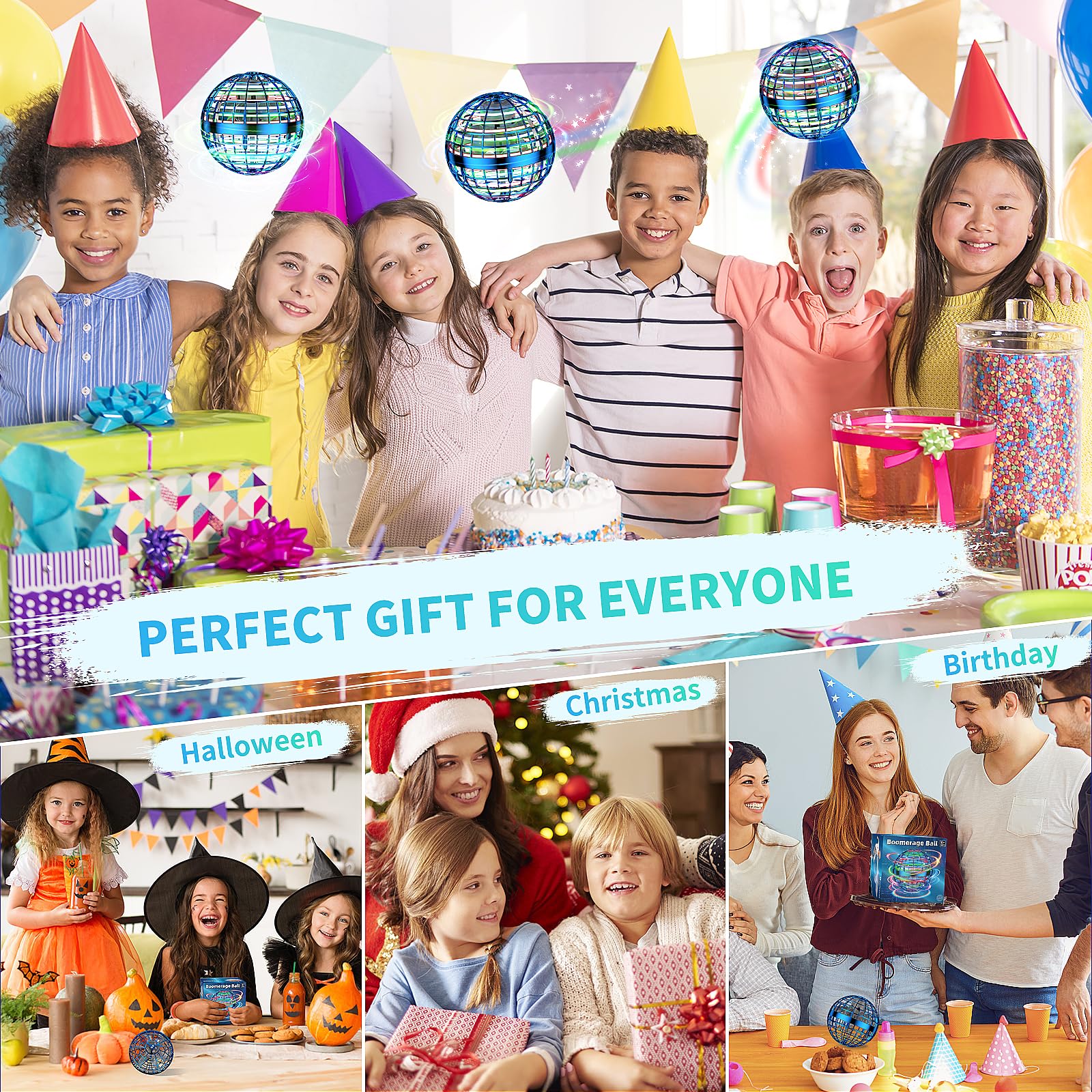 Juguetes de Bola Orbitante Uladis, Bumerán Controlado a - Imagen 9