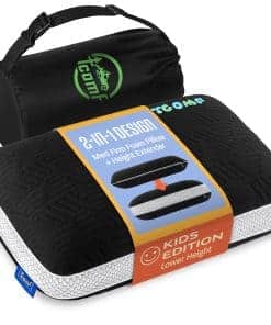 Almohada de Camping para Niños TCOMF: Almohada de Espuma de