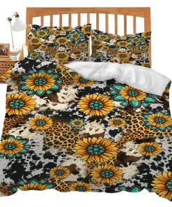 Set de Ropa de Cama con Diseño de Girasoles Tamaño