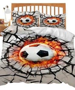 Juego de Ropa de Cama de Fútbol para Cama Twin Queen King