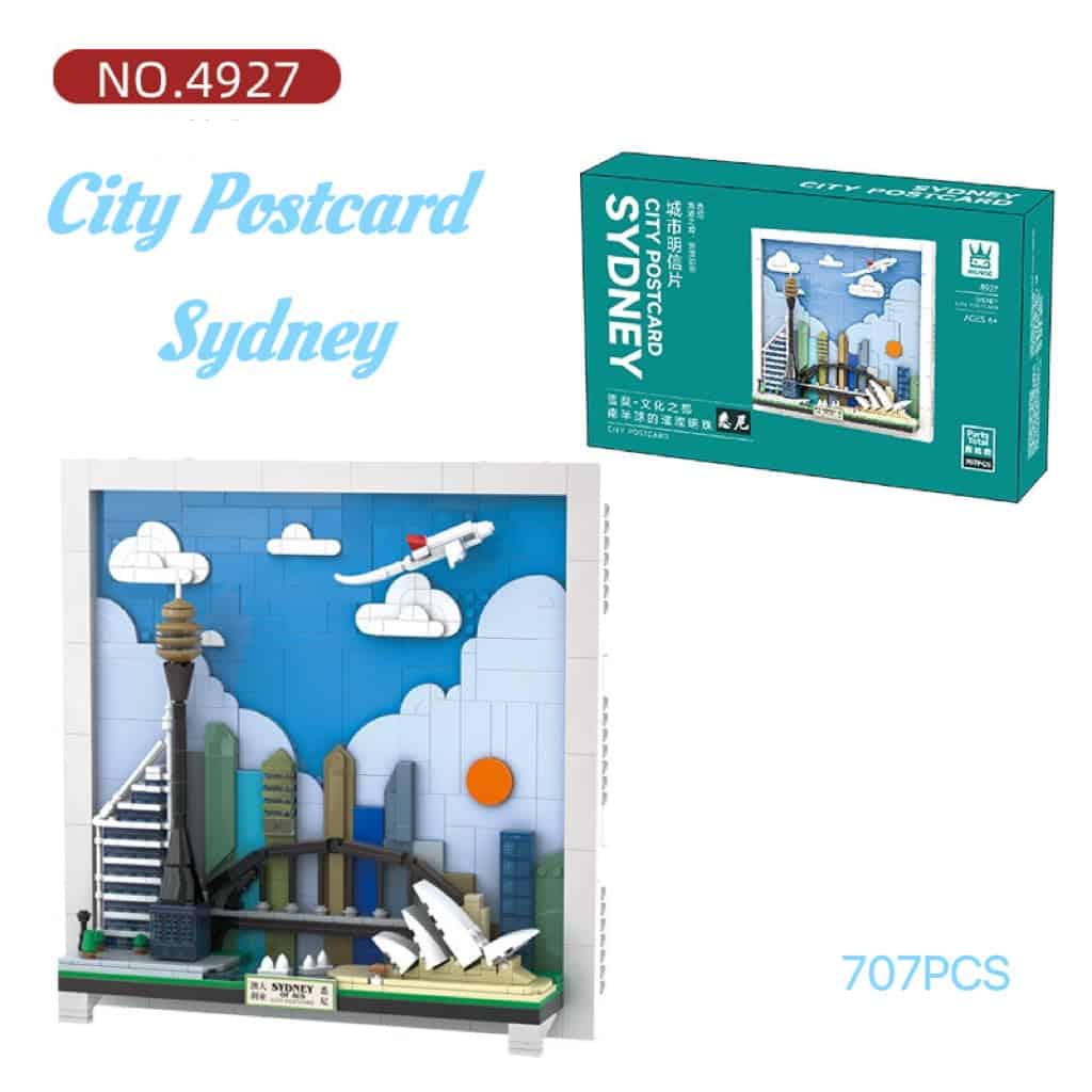 TUTU&LELE Postcard Sydney, Kit de Manualidades de Arte en - Imagen 4