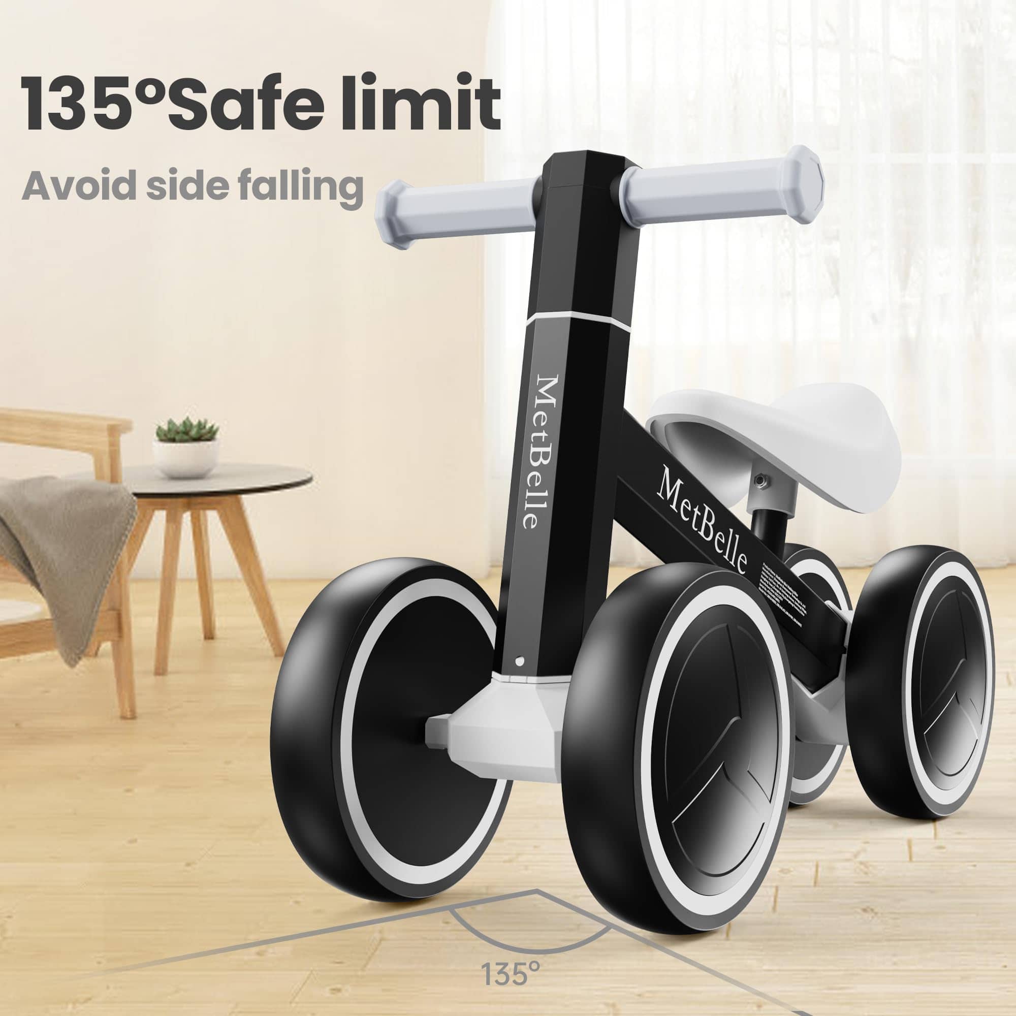 Bicicleta de Equilibrio para Bebés con Luces de Colores - Imagen 5