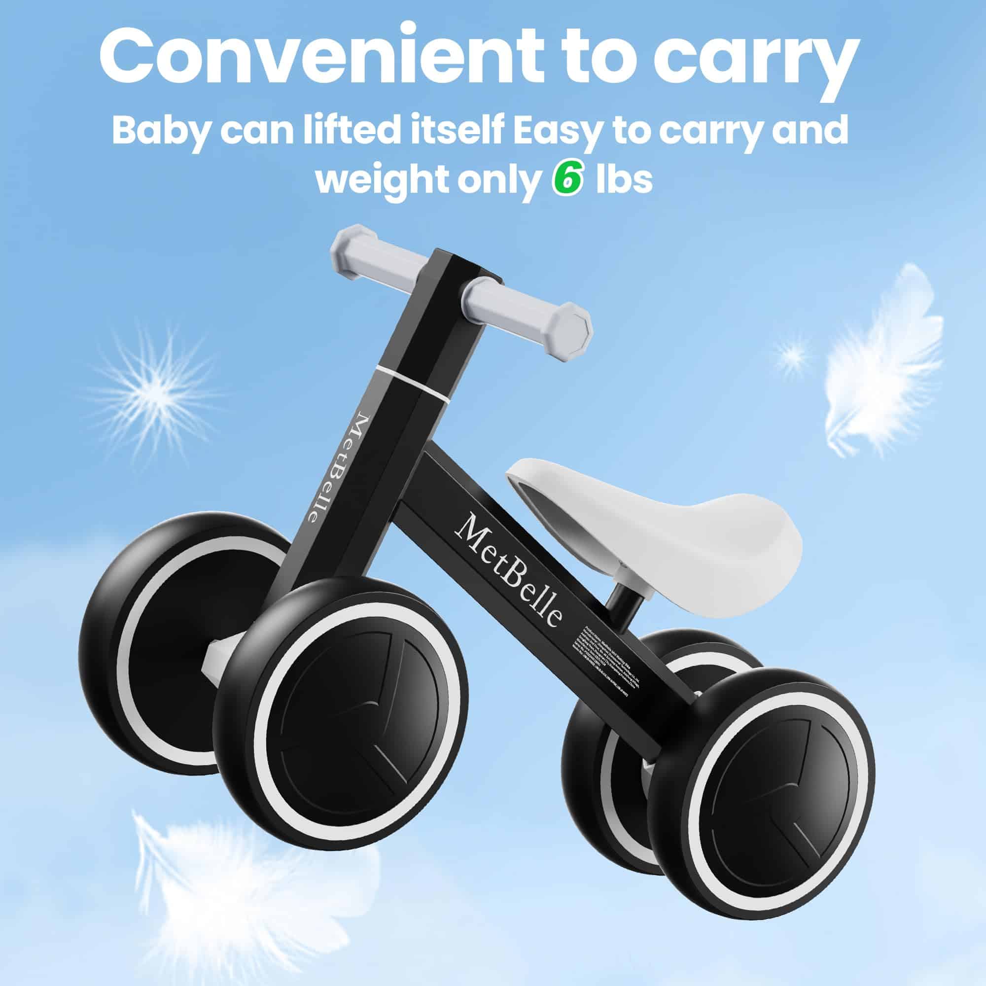 Bicicleta de Equilibrio para Bebés con Luces de Colores - Imagen 7