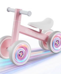 Bicicleta de equilibrio para bebés con iluminación colorida