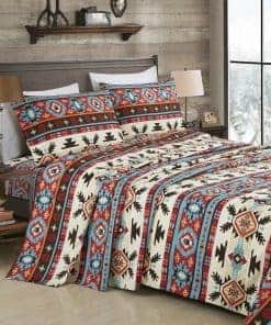 Juego de sábanas de 4 piezas Chezmoi Collection con motivo