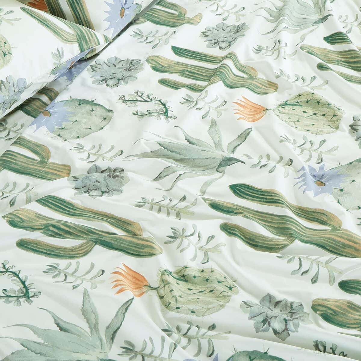 Juego de Sábanas de 4 Piezas Chezmoi -Verde Cactus - Imagen 6