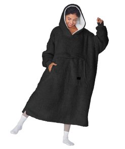 Manta con Capucha Catalonia Oversized, Sudadera Suéter de