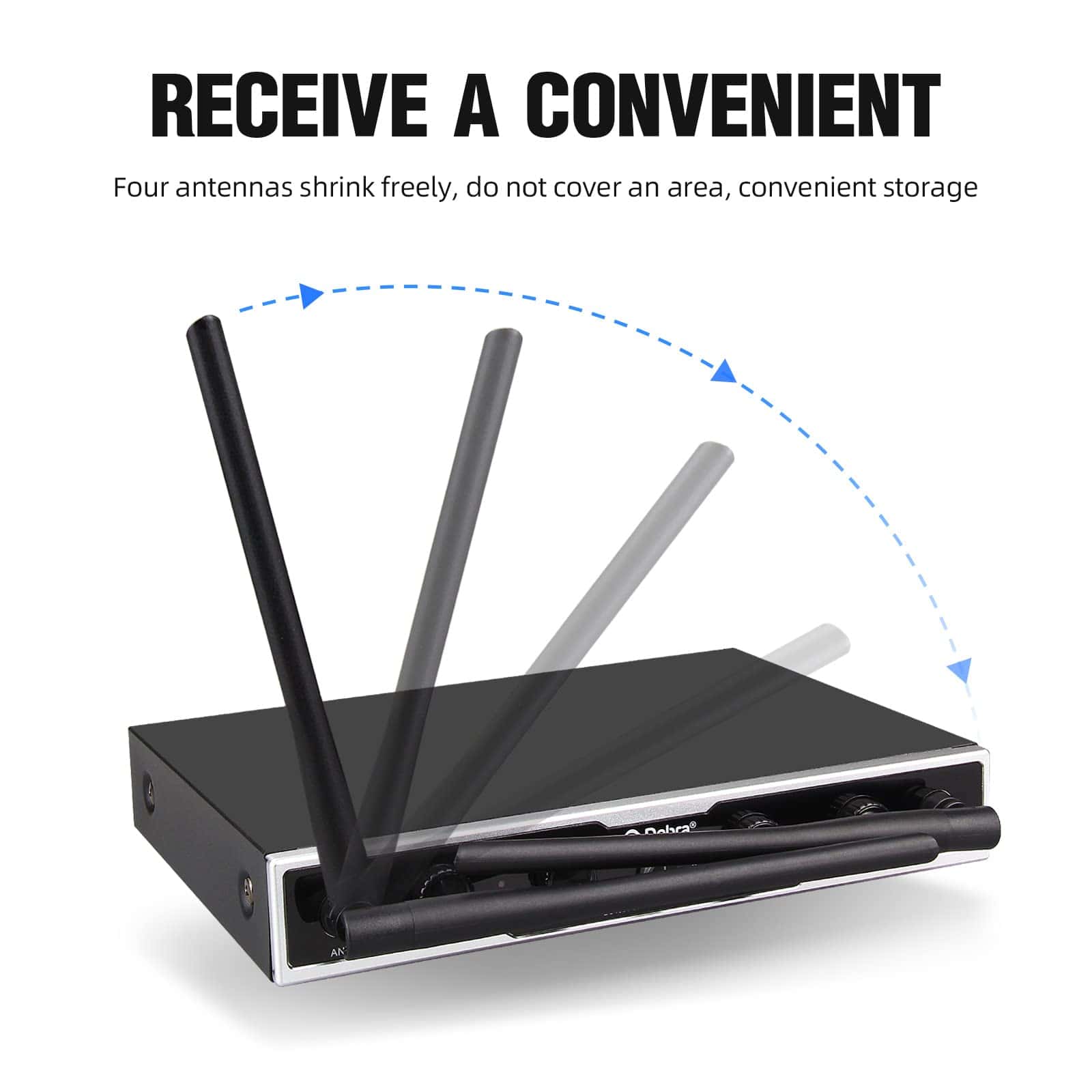 Sistema de Micrófono Inalámbrico de 4 Canales D Debra Audio - Imagen 6