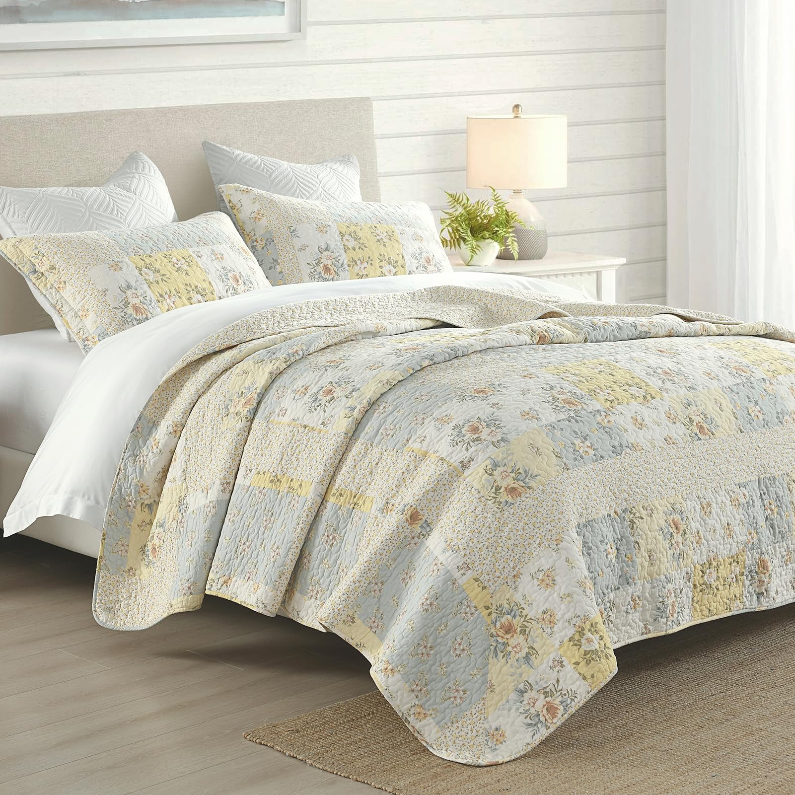 Colcha California King DDUOXIN (128"x120") - 100% Algodón - Imagen 3