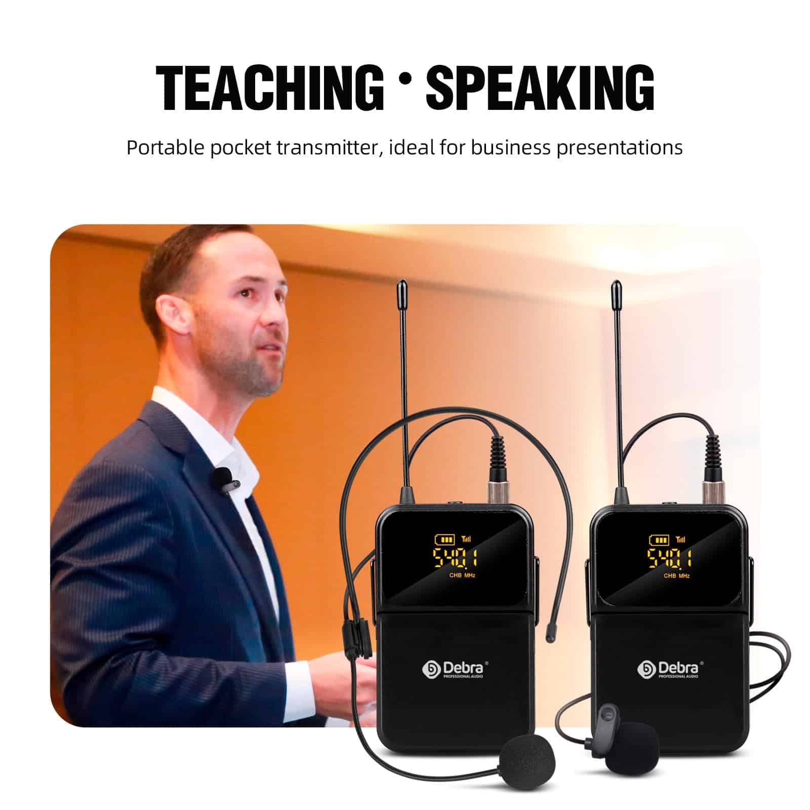 Sistema de micrófono inalámbrico D Debra -2 de Mano 2 de Bol - Imagen 8