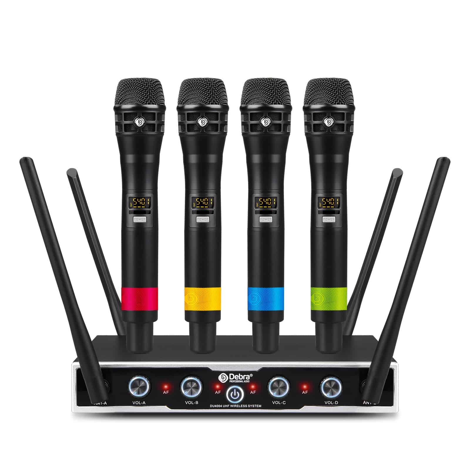 Sistema de Micrófono Inalámbrico D Debra -4 Manuales