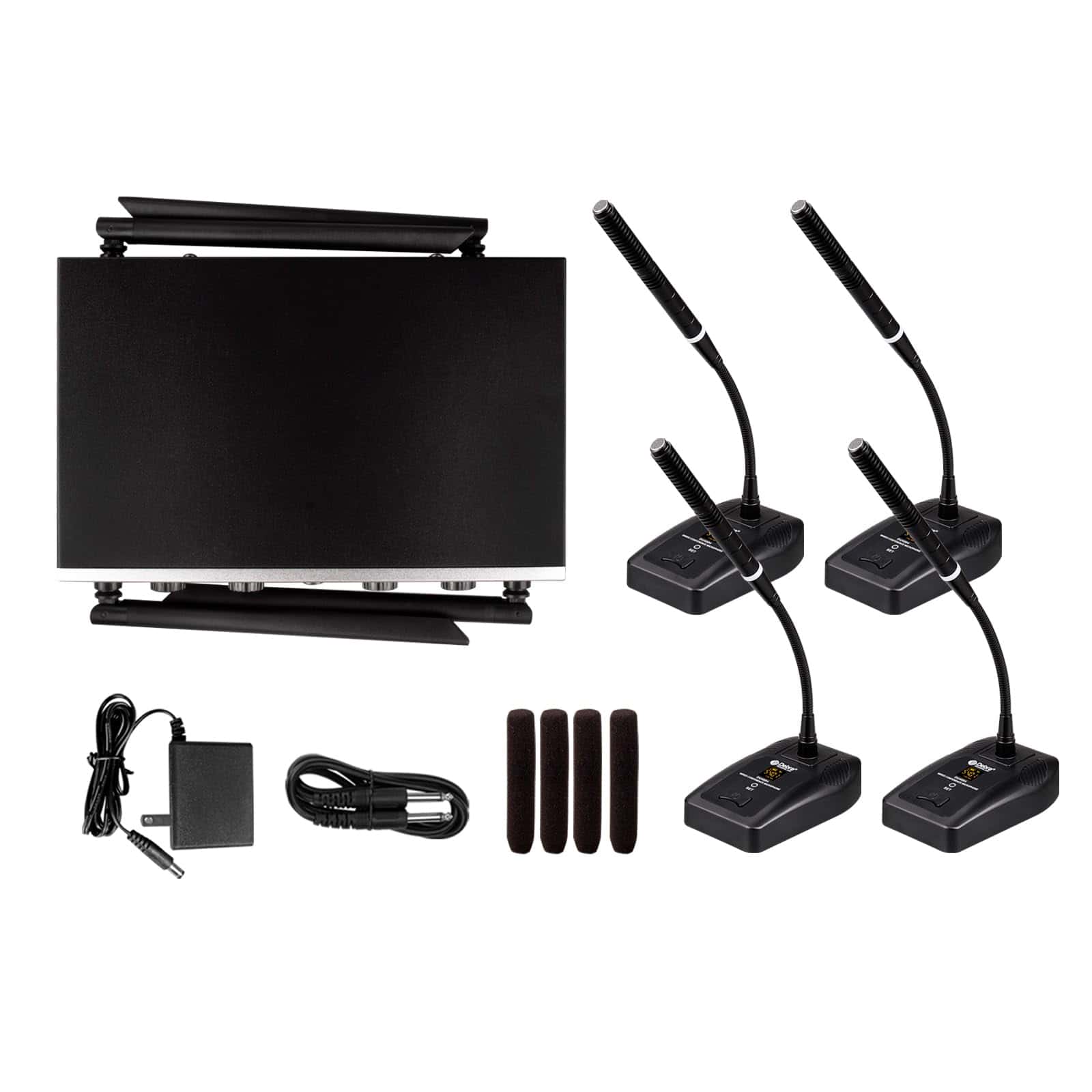 Sistema de Micrófono Inalámbrico D Debra -4 Conferencias - Imagen 9