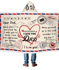 Regalos de Cumpleaños para Papá, Manta con Capucha Regalos