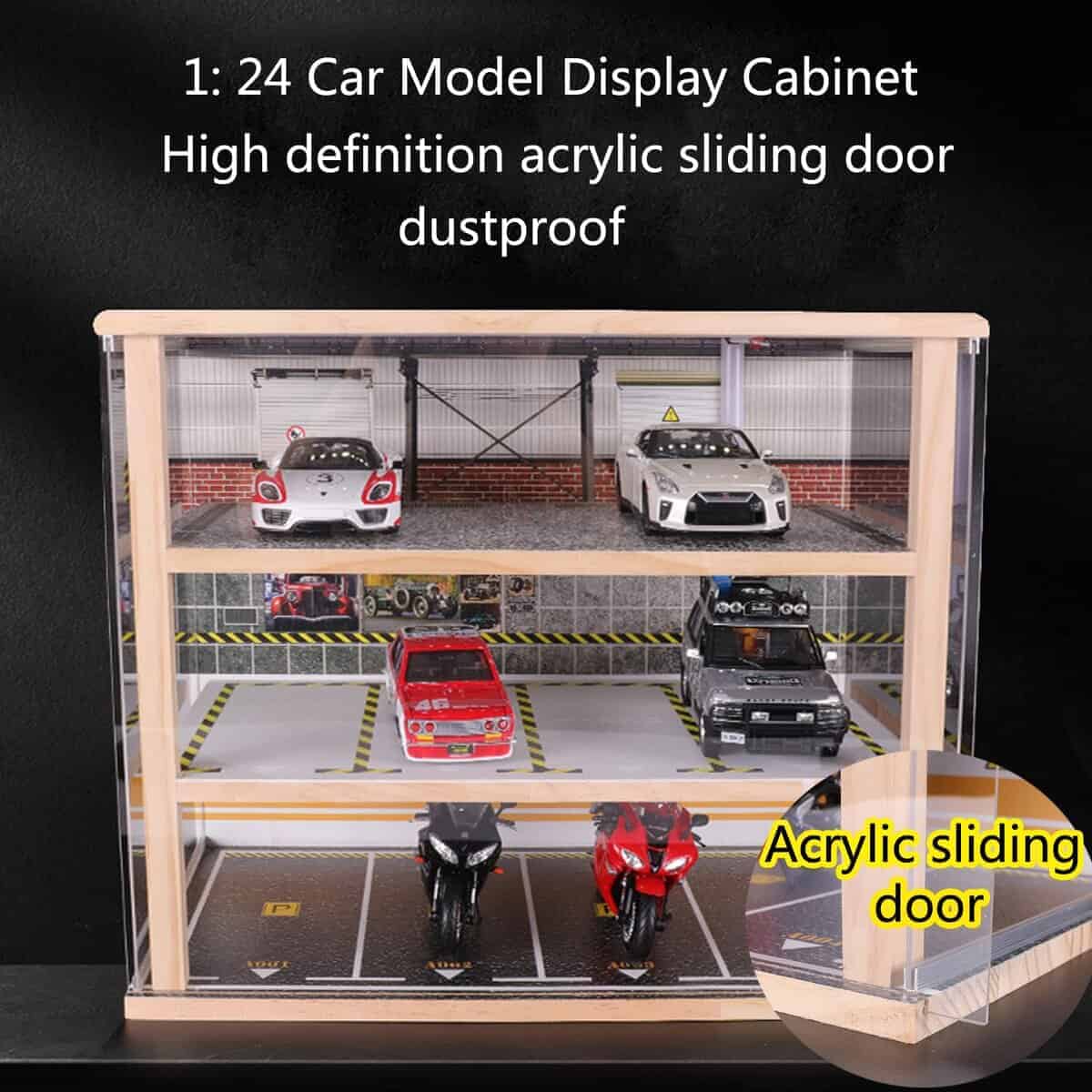 Vitrina para Coches a Escala 1:24 para Escena de - Imagen 8