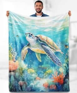 Manta de Tortuga Marina Regalos para Mujeres - Decoración
