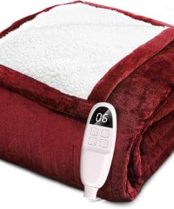 Manta Eléctrica Calefactada, 62” x 84” Suave Manta