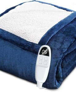 Manta Eléctrica Cálida, 62” x 84” Suave Manta Eléctrica de