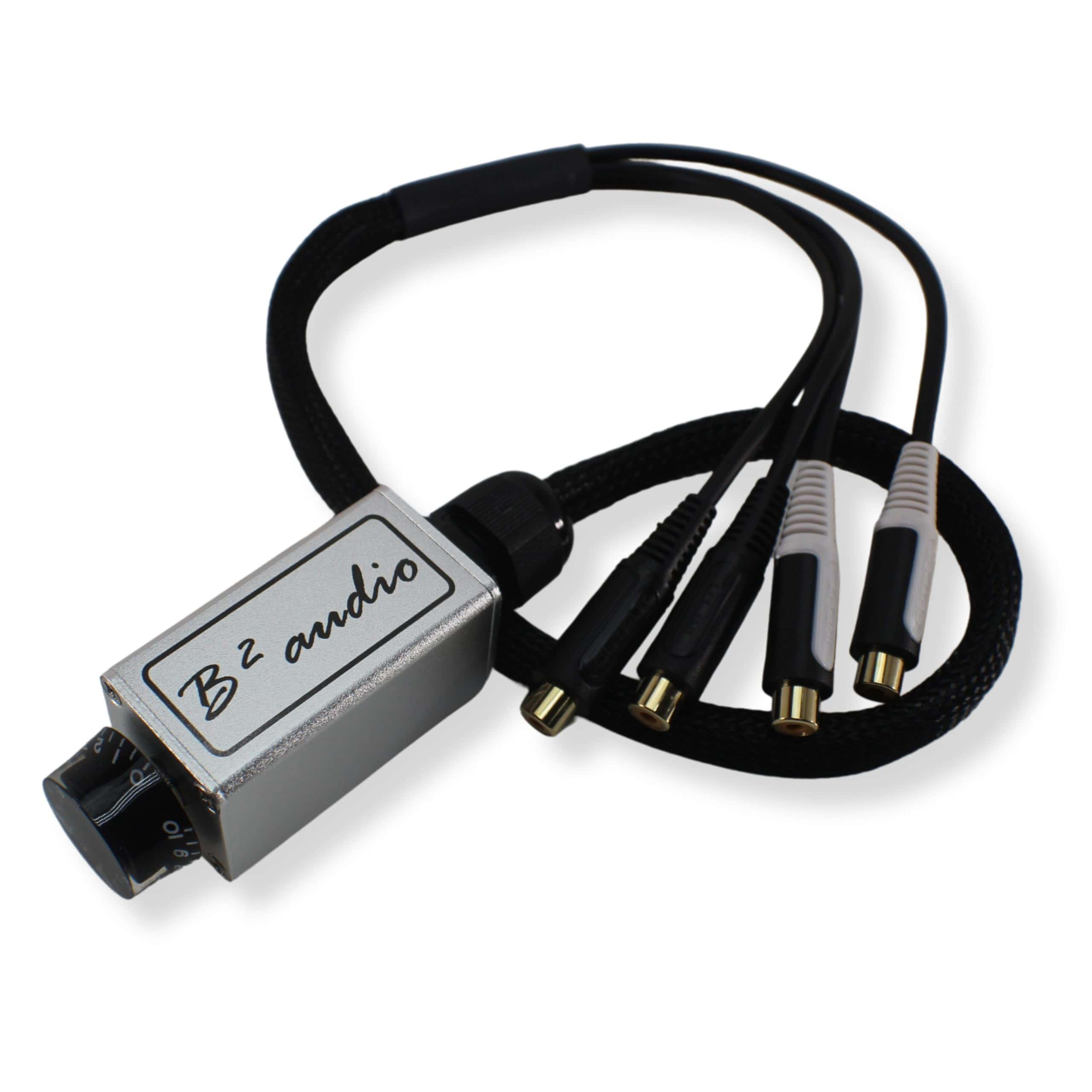 Perilla de bajo RCA de aluminio oficial B2 Audio de 30" con