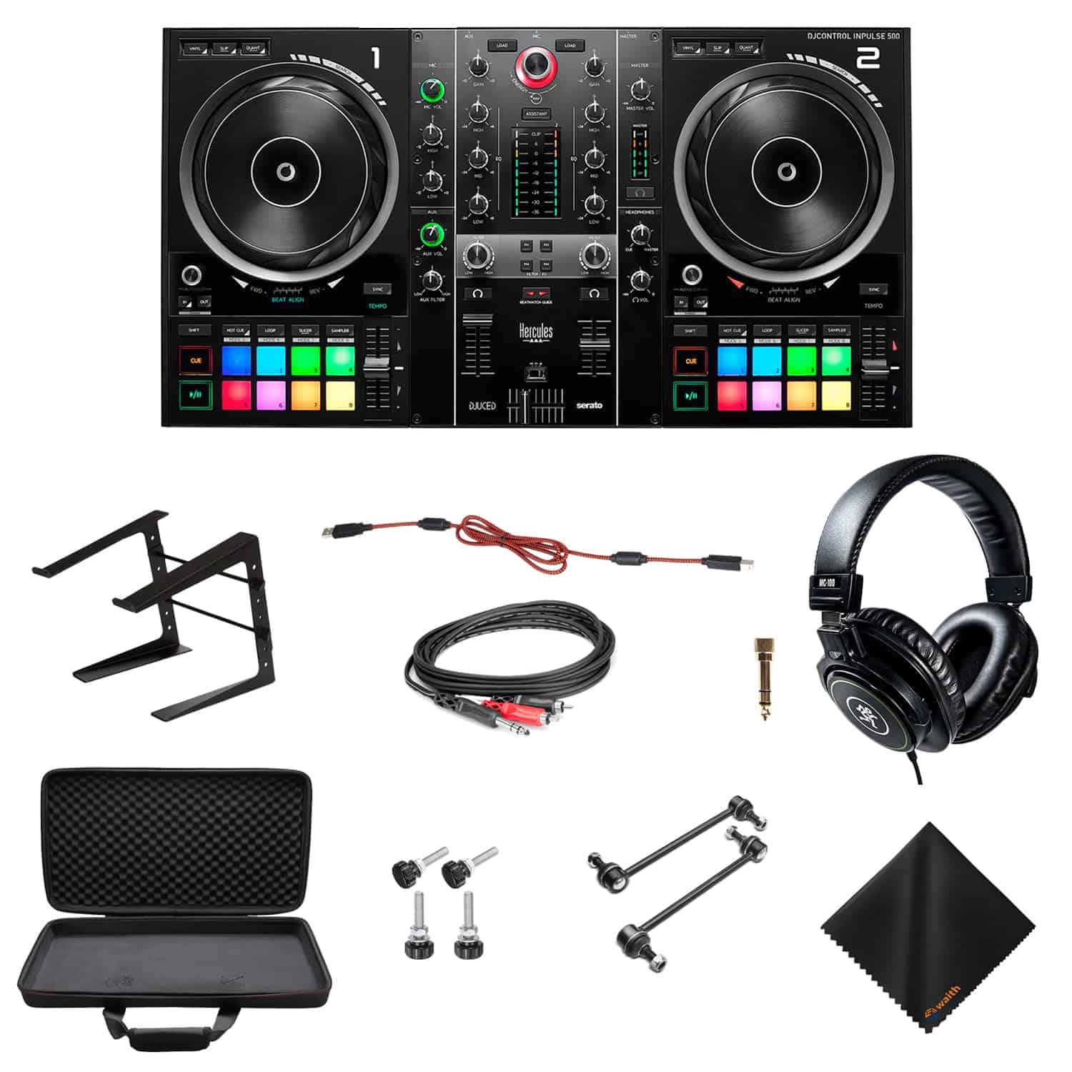 Controlador de DJ Hercules Inpulse 500 de 2 Deck -