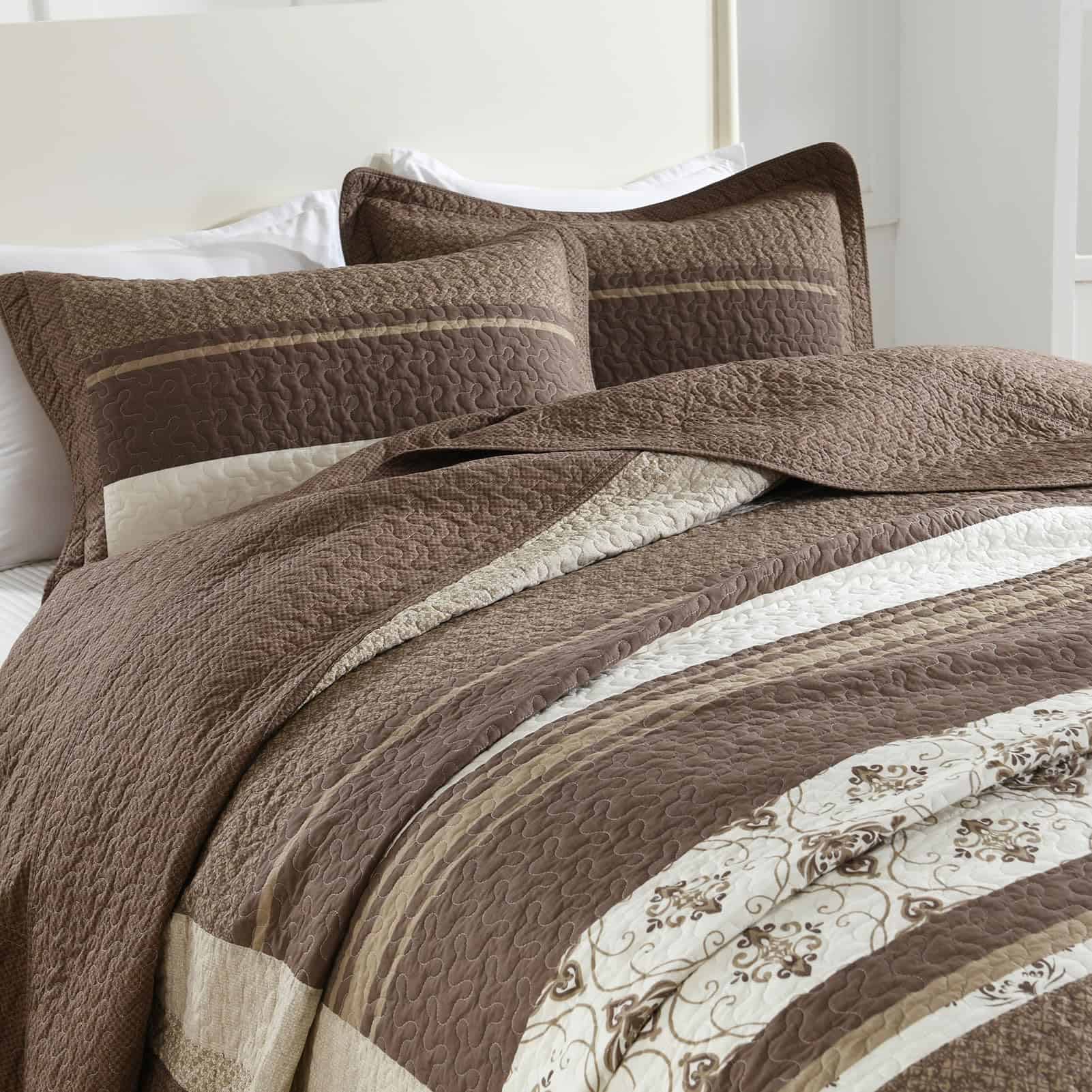 Colcha Cubrecama 100% Algodón SahSahCasa 120"x120" Extra - Imagen 8