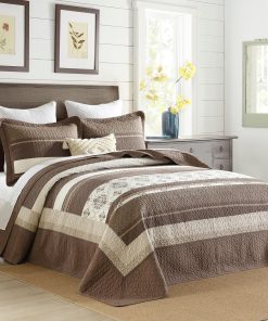 Colcha Cubrecama 100% Algodón SahSahCasa 120"x120" Extra