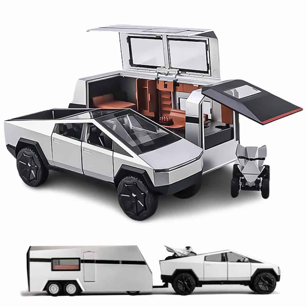 Modelo de remolque de camión de juguete de metal Diecast