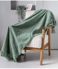 Folkulture Manta de Lana | Manta de Punto Grueso para