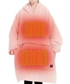 Manta con capucha eléctrica con calefacción KFUBUO, Manta