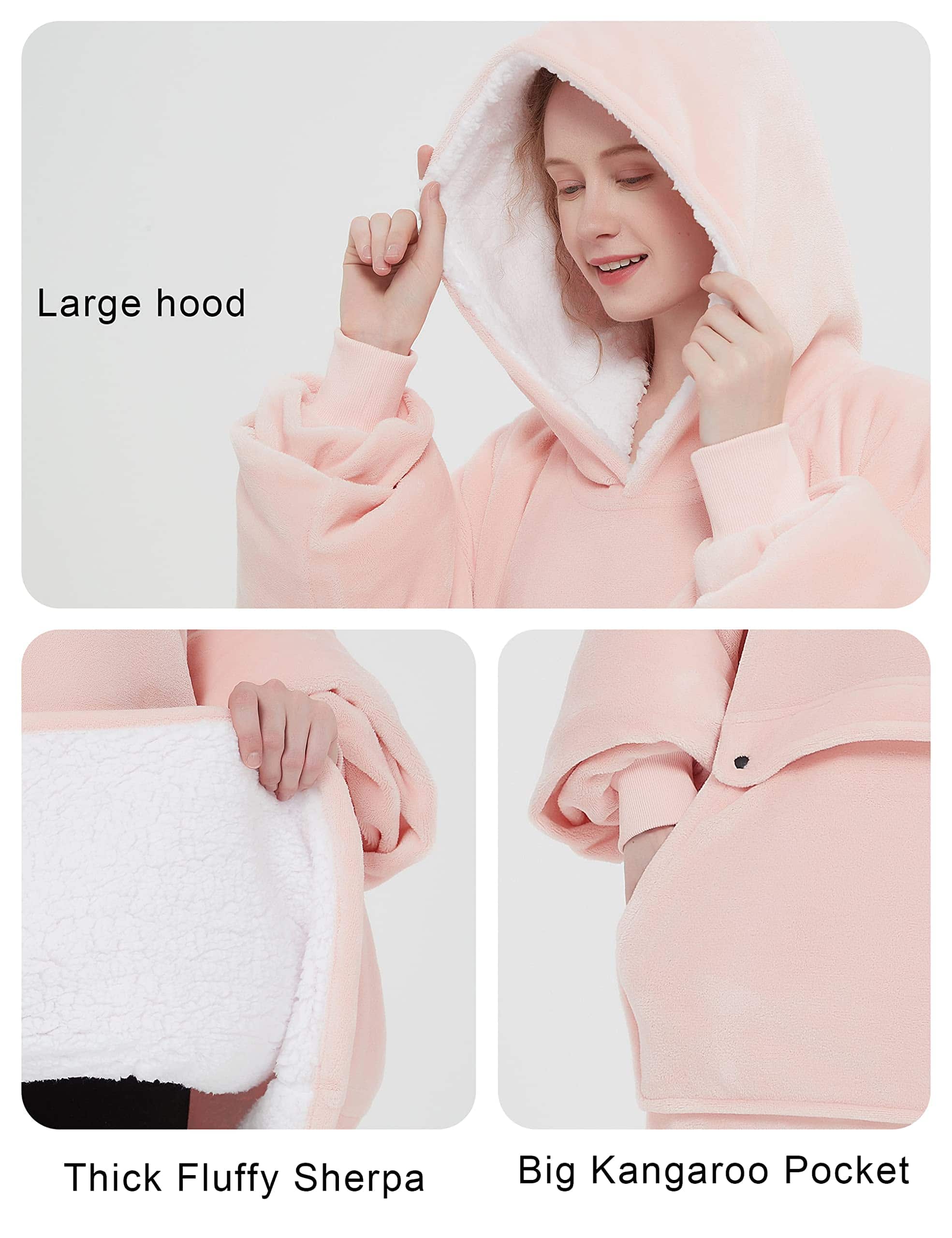 Manta con capucha eléctrica con calefacción KFUBUO, Manta - Imagen 5