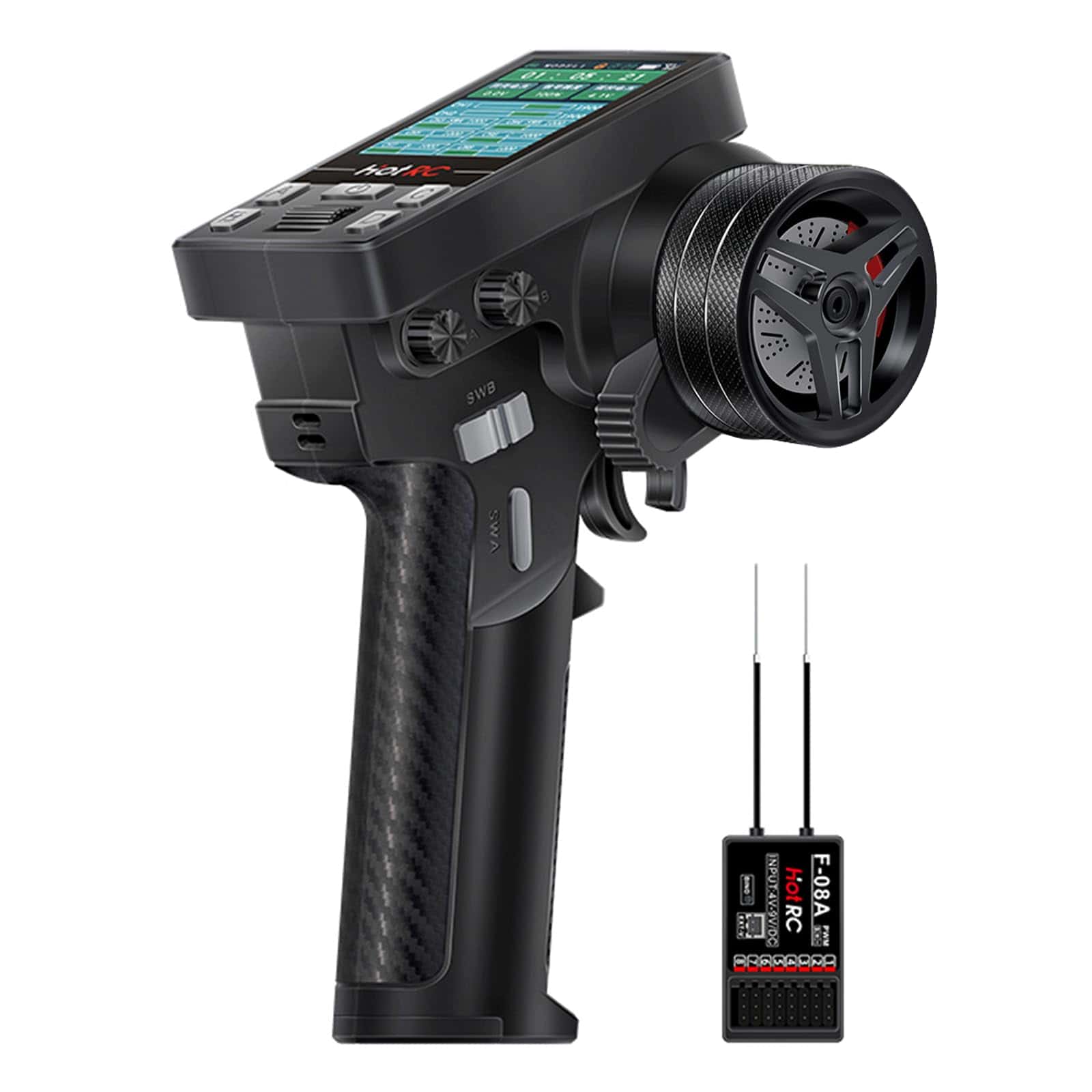 Sistema de Radio RC Hobby Fans 8CH 2.4G Anti-Interferencias