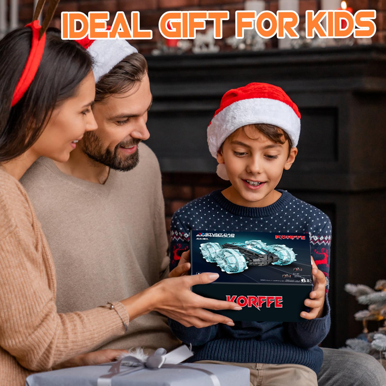 Korffe Coche de Control Remoto, Coches RC Anfibio para - Imagen 8