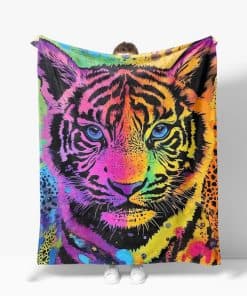 Manta de Tigre Manta de Franela Super Suave Cálida