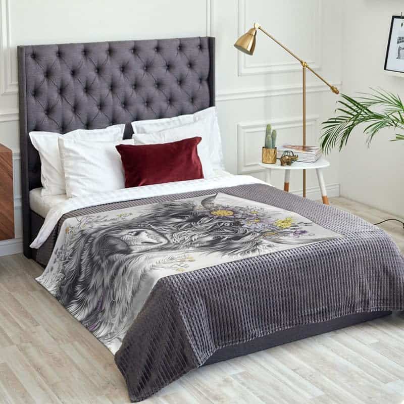 Manta de Vaca de las Montañas Manta de Vaca de Franela - Imagen 4