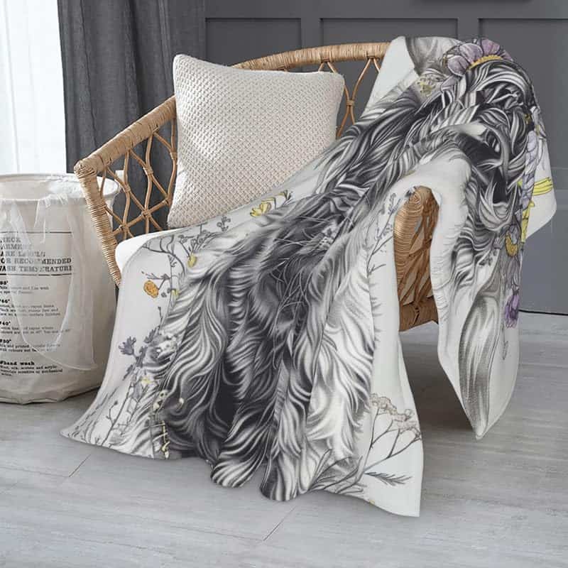 Manta de Vaca de las Montañas Manta de Vaca de Franela - Imagen 5