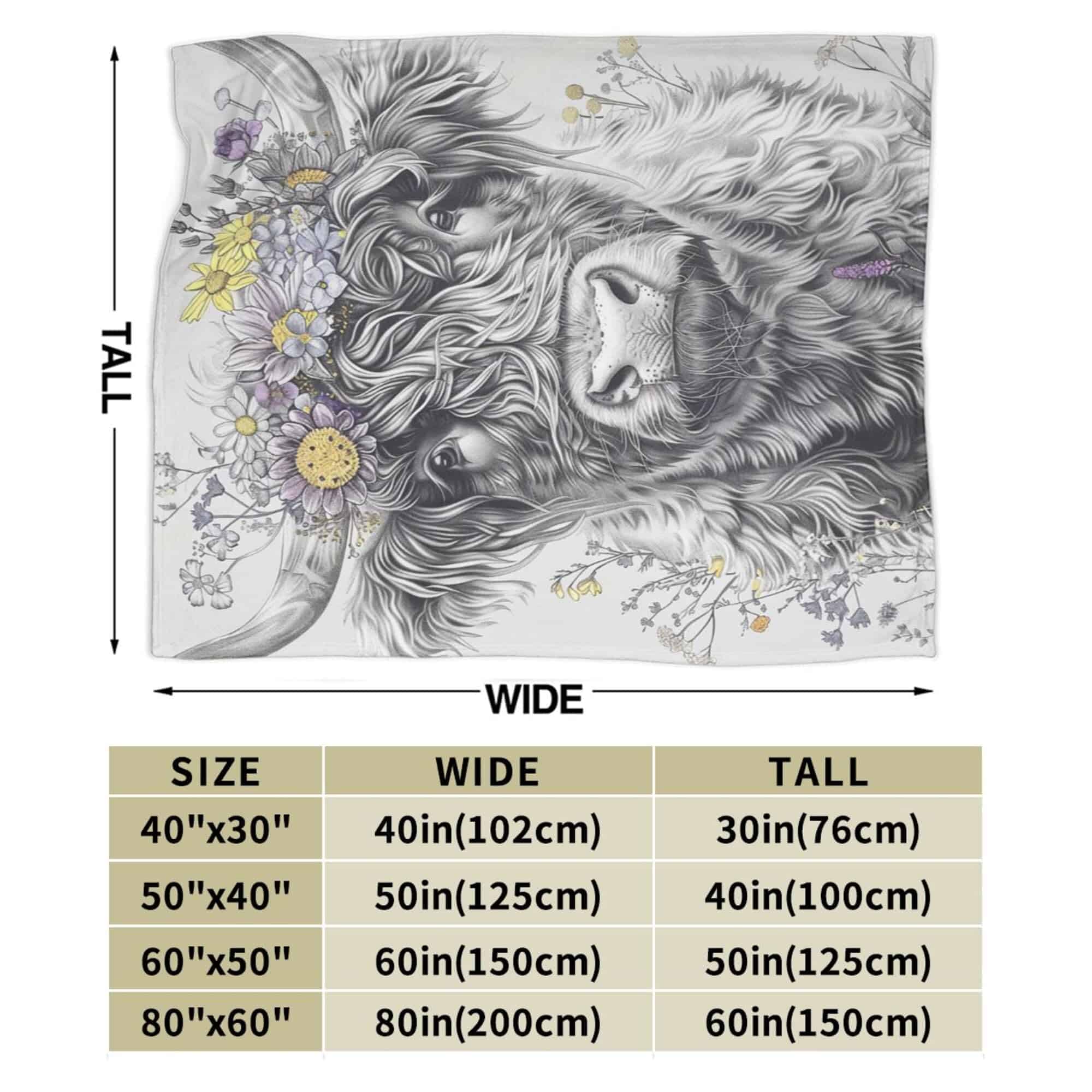 Manta de Vaca de las Montañas Manta de Vaca de Franela - Imagen 7