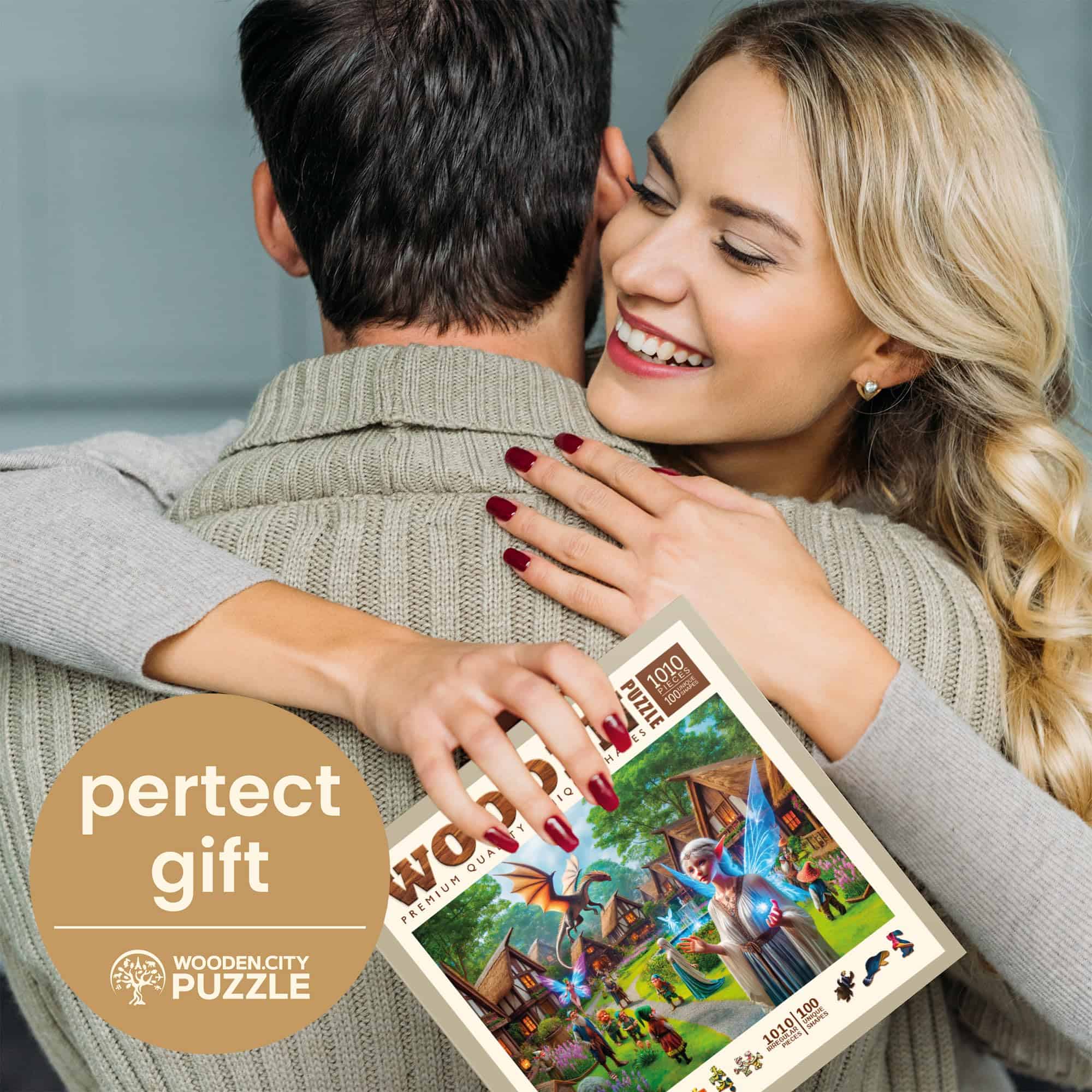 Rompecabezas de Madera WOODEN.CITY Fantasy Country de 1000 - Imagen 8