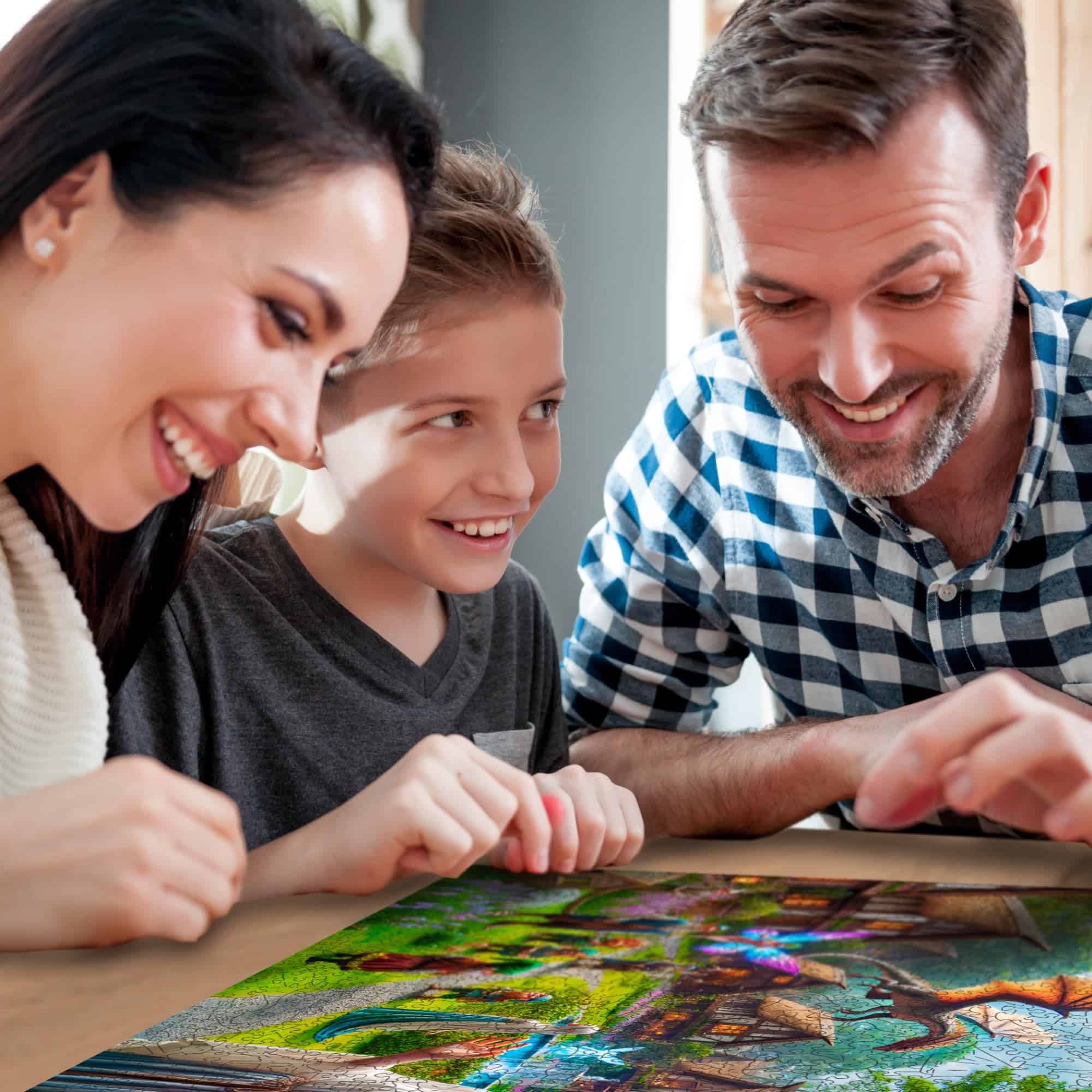 Rompecabezas de Madera WOODEN.CITY Fantasy Country de 1000 - Imagen 9