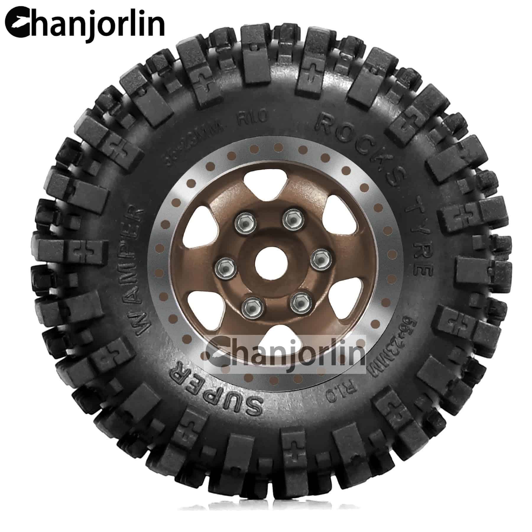 Neumáticos Rock Crawler 1/24 1/18 RC y Llantas de Aleación - Imagen 9