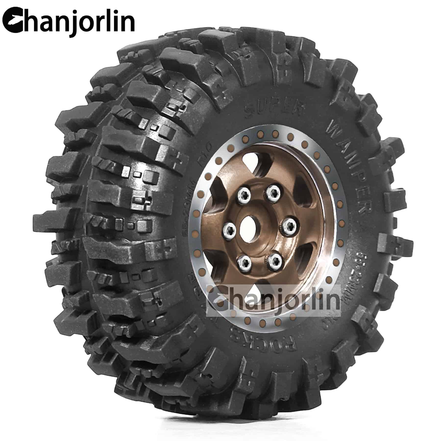 Neumáticos Rock Crawler 1/24 1/18 RC y Llantas de Aleación - Imagen 6