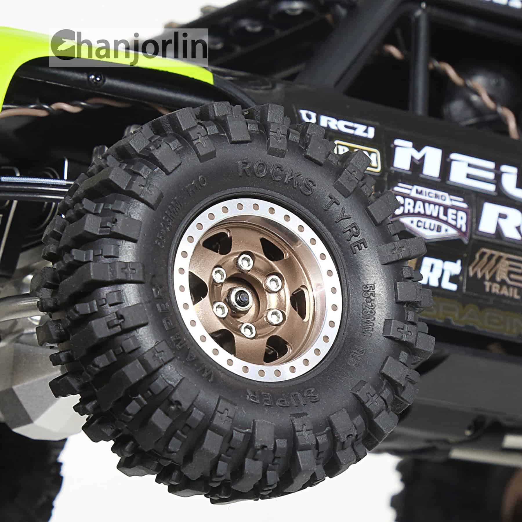 Neumáticos Rock Crawler 1/24 1/18 RC y Llantas de Aleación - Imagen 8