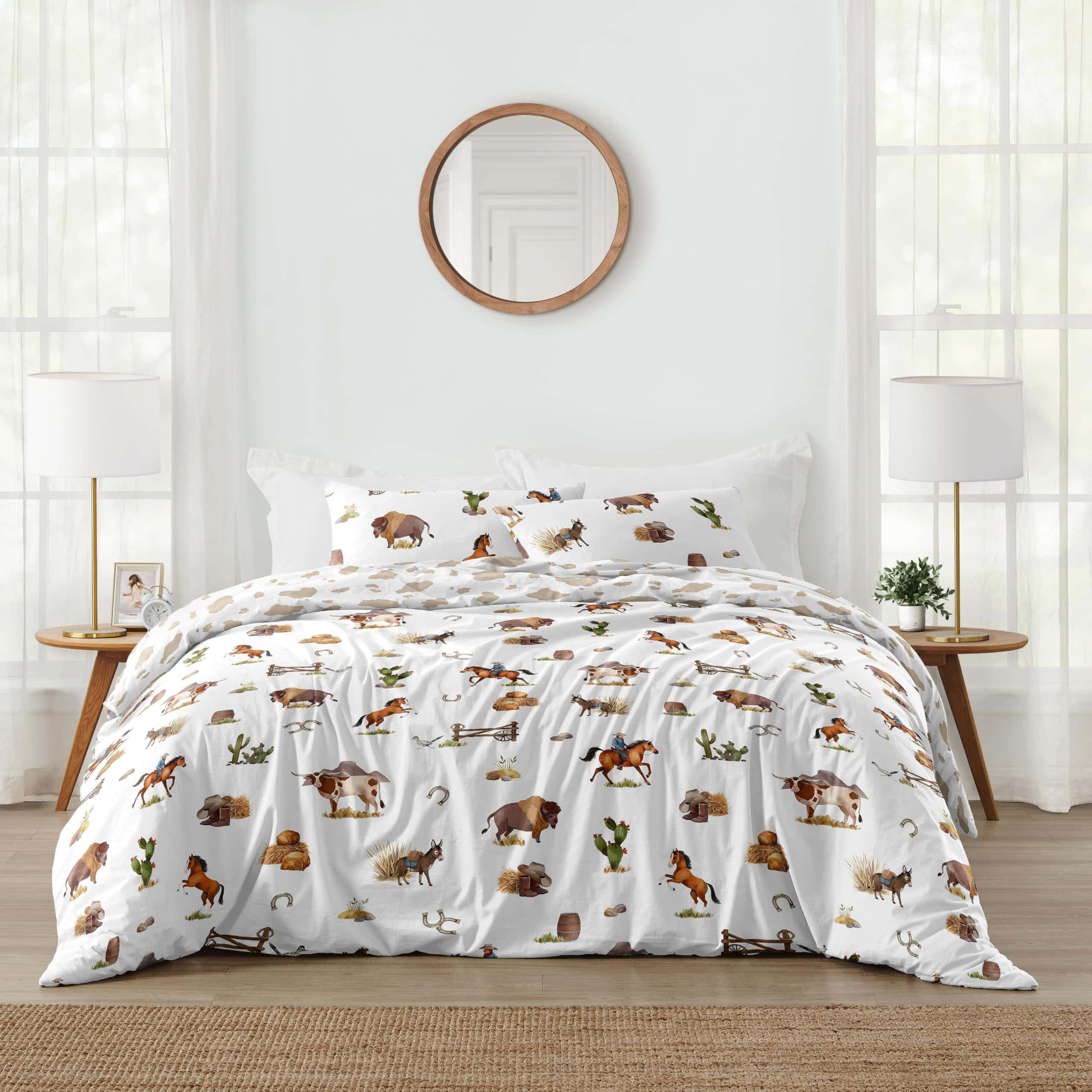 Set de Comforter Queen Sweet Jojo Designs Western Cowboy