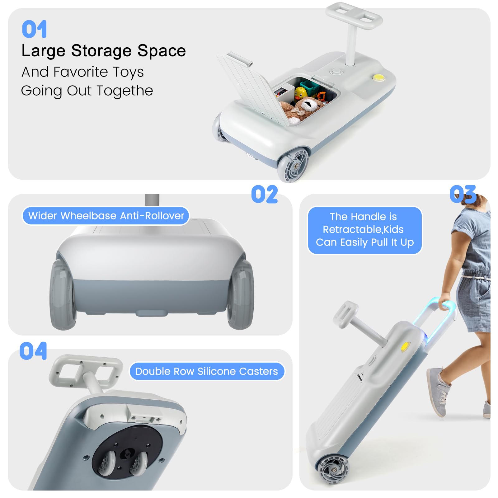 Go Kart Portátil, Coche de Carreras de 12v para Niños, - Imagen 4