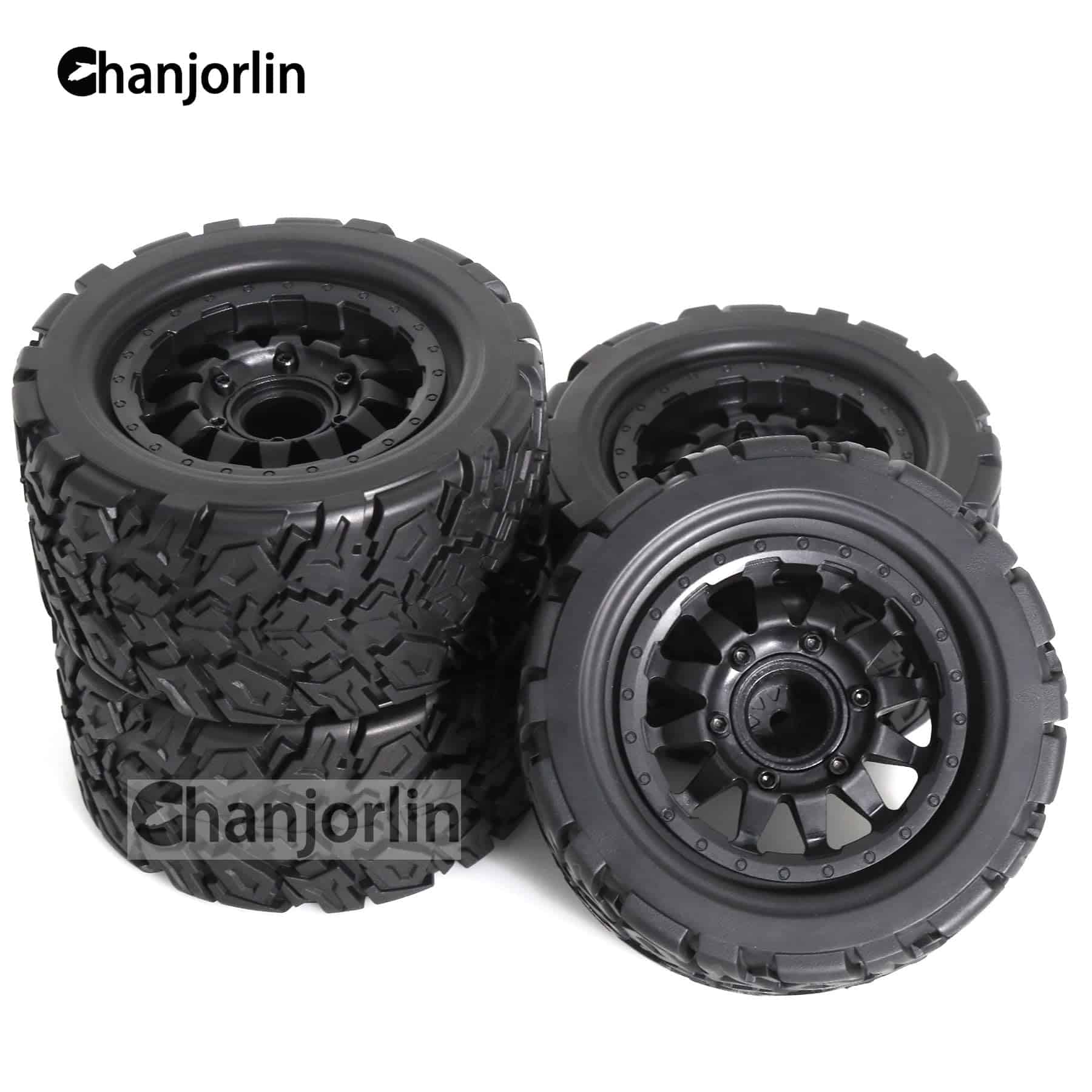 Llantas y Ruedas para Camión RC 1/10 Chanjorlin 12mm 14mm - Imagen 8