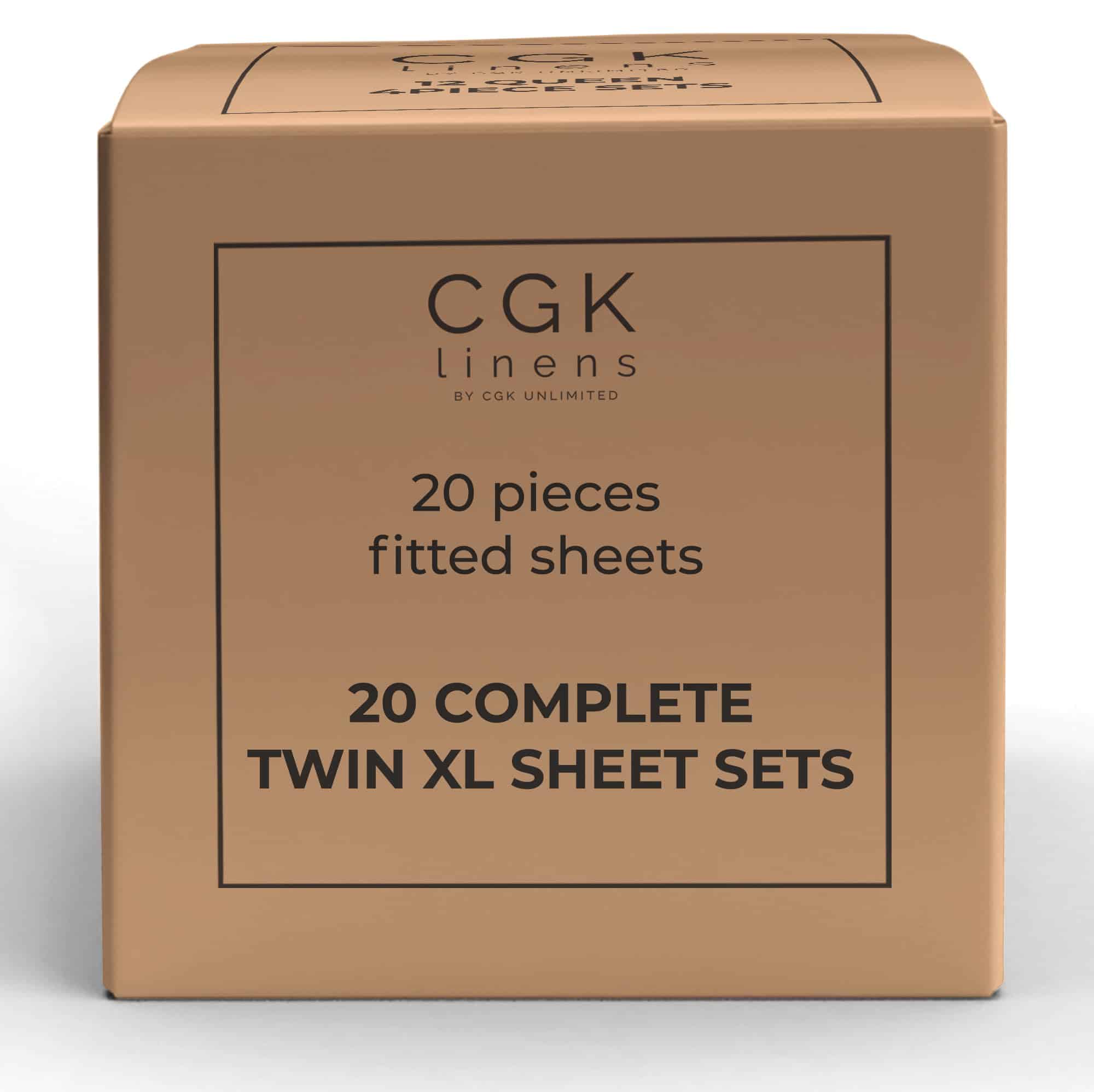 Paquete a granel de 20 sábanas ajustables - 20 sábanas