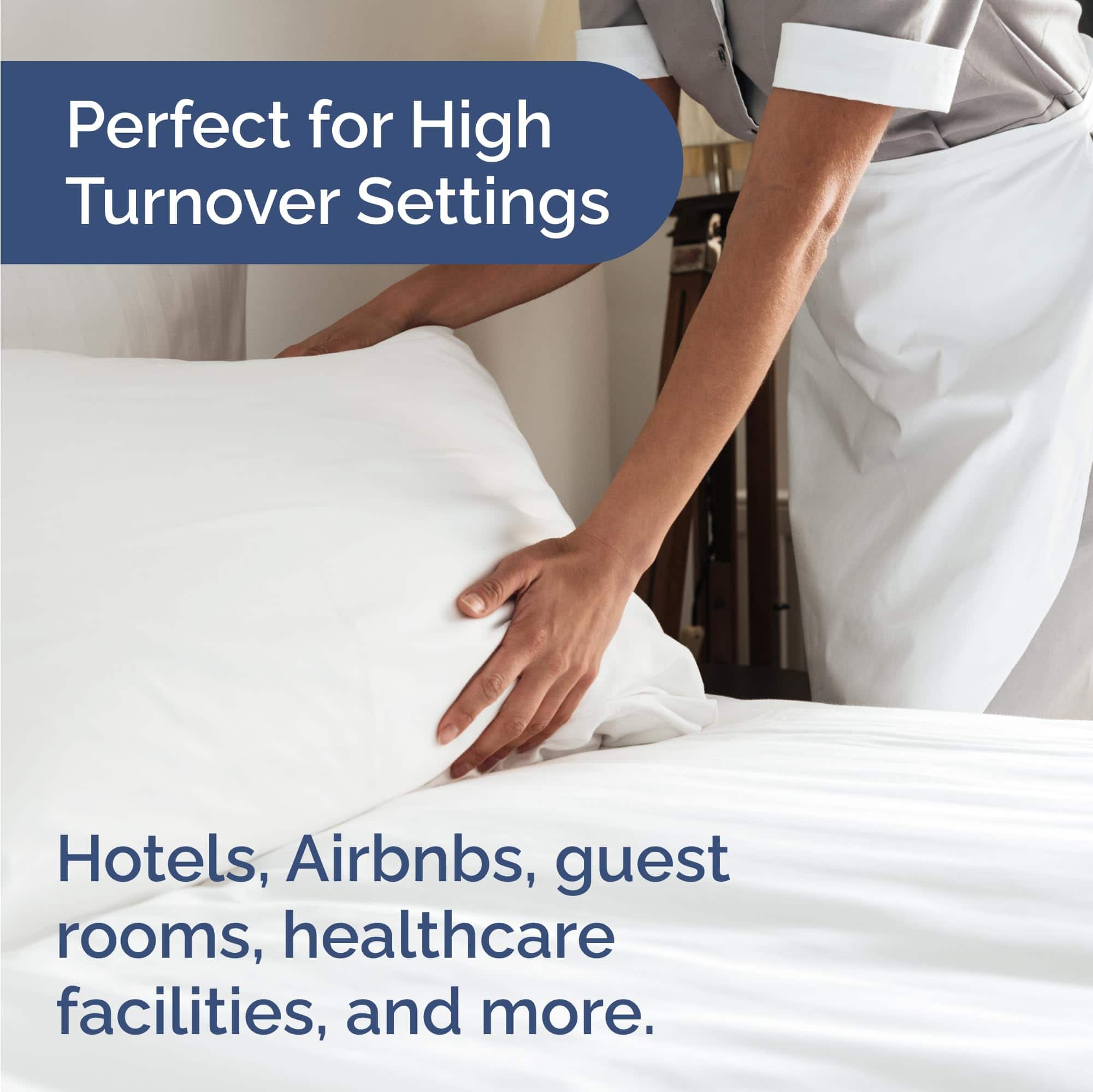 Paquete a granel de 10 juegos de sábanas - -Blanco - Imagen 5