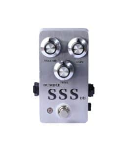 Pedal de Guitarra Overdrive SSS, Tono Legendario de Doble